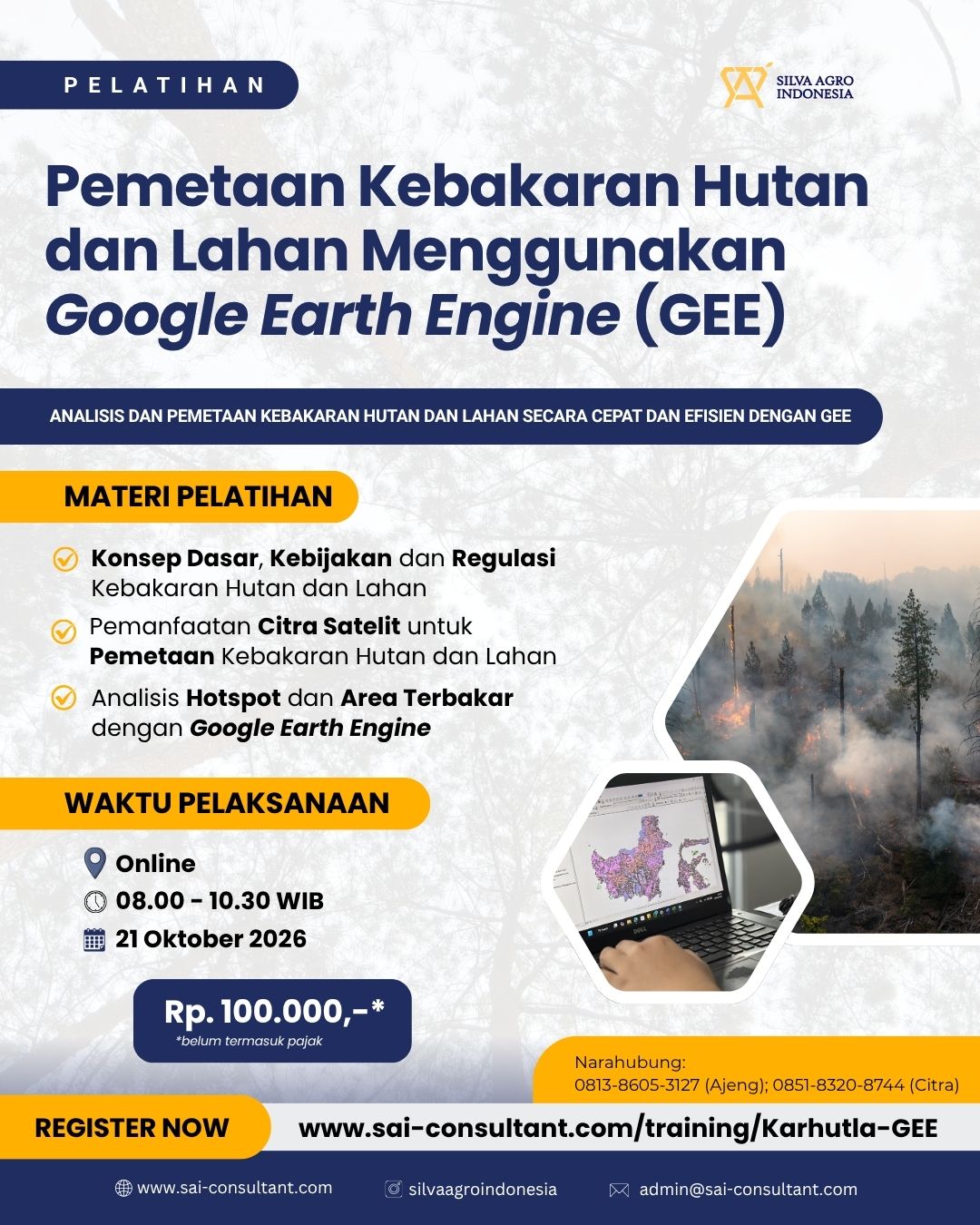 Pemetaan Kebakaran Hutan dan Lahan Menggunakan Google Earth Engine (GEE)